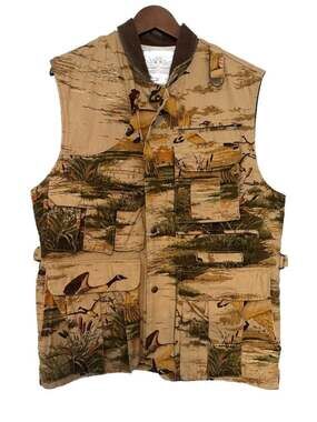 Vintage Banana Republic Safari & Travel Clothing Co. Flying Geese Duck Hunt Bush